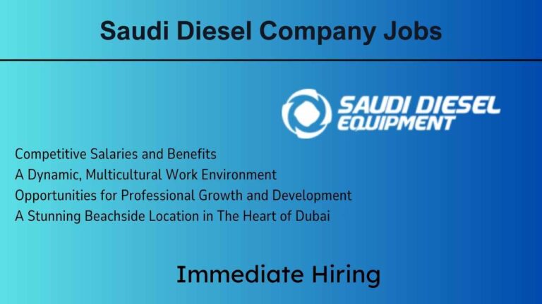 Saudi Diesel Company Jobs