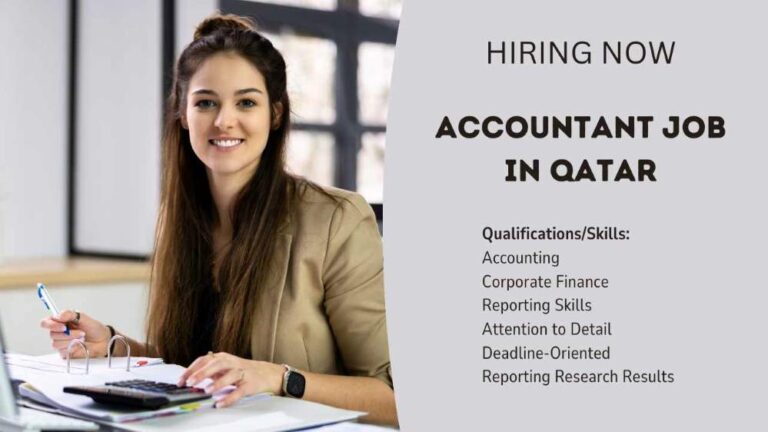 Accountant Jobs in Qatar Government Sector | Immediate Hiring