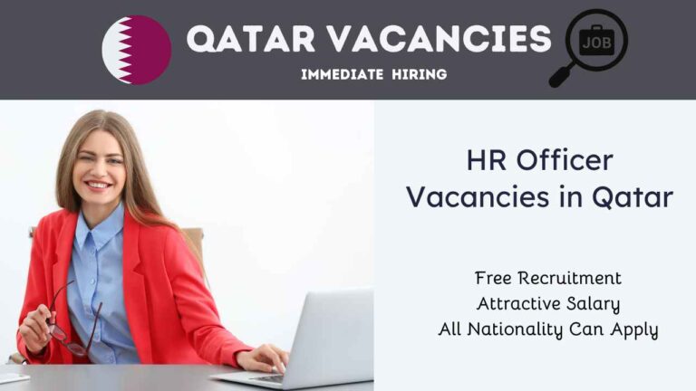 HR Officer Vacancies in Qatar