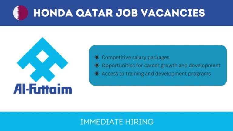 Honda Company Job Online Apply: Drive Your Career Forward in Qatar!