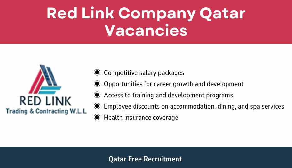 Red Link Company Qatar Vacancies | Qatar Urgent Vacancies