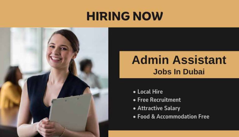 Administrative Assistant Jobs in UAE | Dubai New And Urgent Vacancies