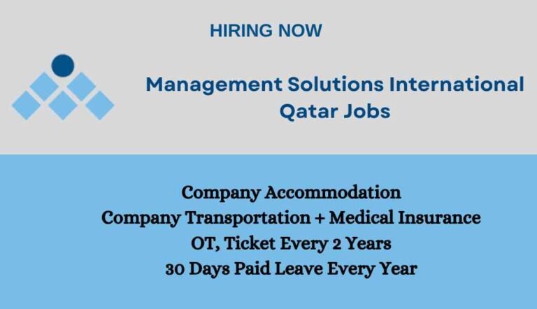 Management Solutions International Qatar Jobs