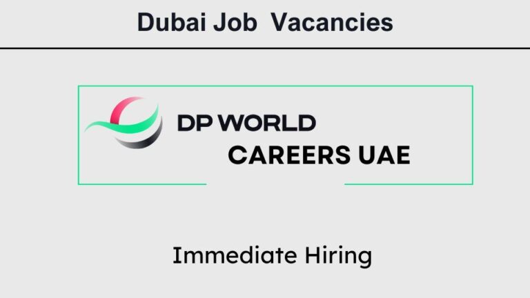 DP World Careers UAE - Dubai Urgent Vacancies