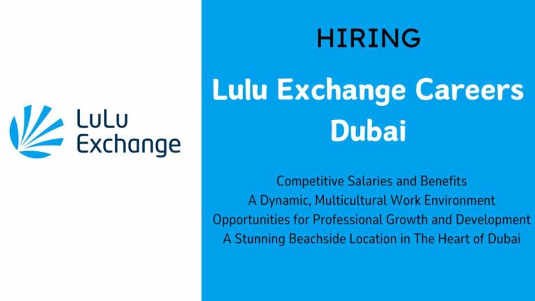 Lulu Exchange Careers Dubai | Online Dubai Jobs - Urgent Vacancies