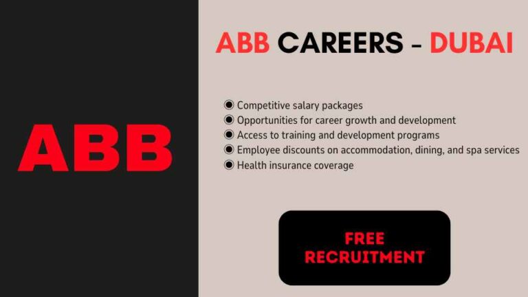 ABB Careers for Freshers | Urgent Vacancies In Dubai