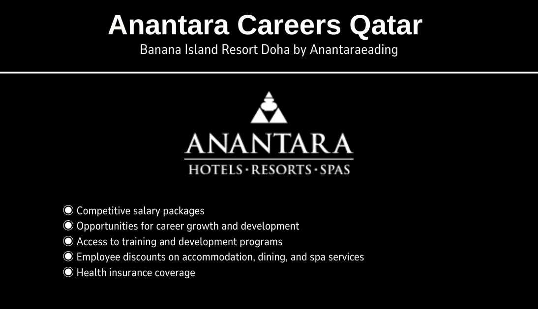 Anantara Careers Qatar | Qatar Urgent Vacancies