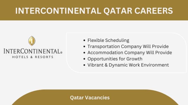 Intercontinental Qatar Careers - Urgent Vacancies