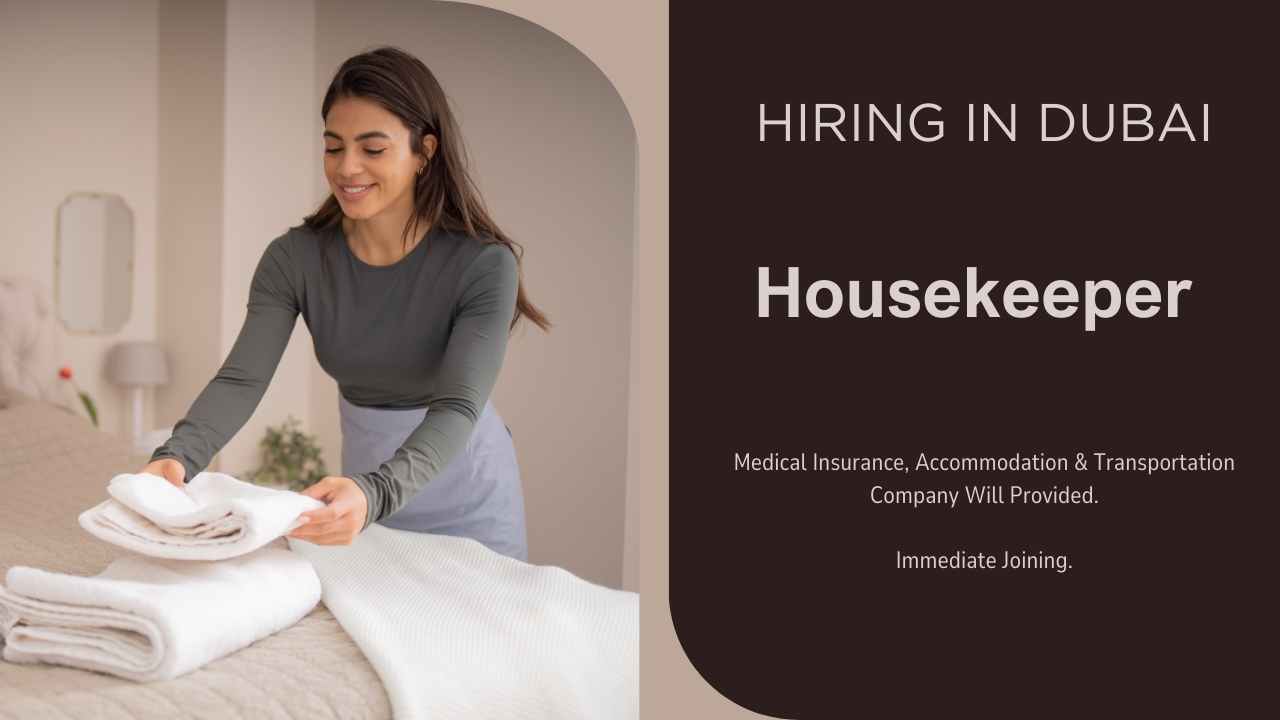 Housekeeper Job in Dubai