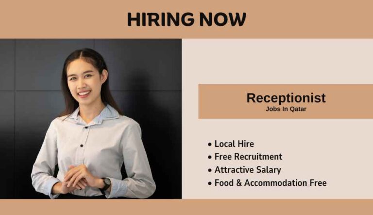 Receptionist Jobs in Qatar | Qatar Urgent Vacancies