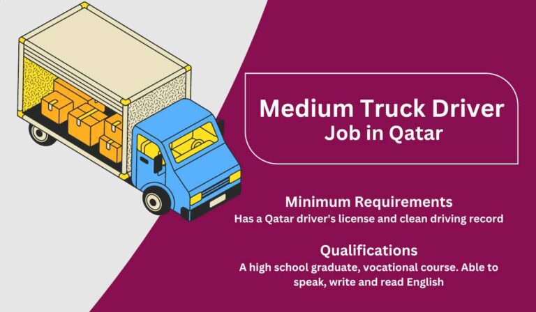 Medium Truck Driver Job in Qatar