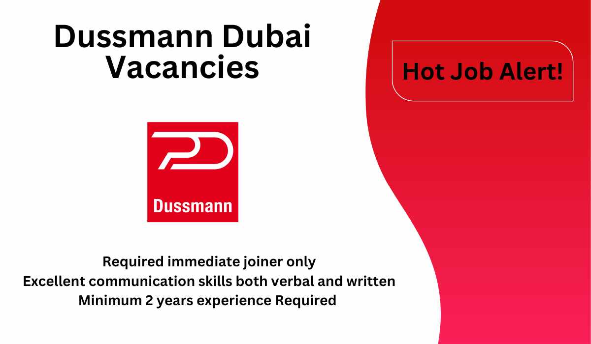 Dussmann Dubai Vacancies