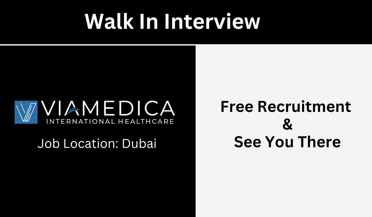 Via Medica Careers - Walk in Interview