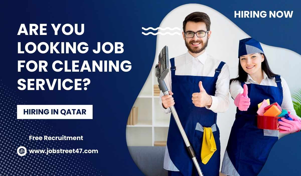 Cleaners Job Hiring in Qatar without Experience