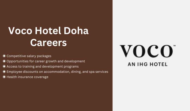 Voco Hotel Doha Careers - Hot Job Alert!