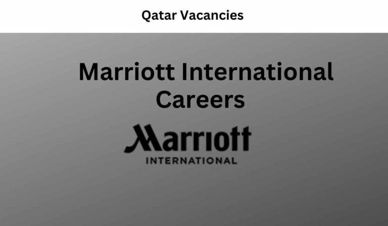 Marriott Careers Login Qatar - Urgently Required