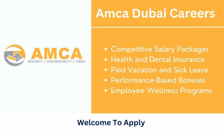 Amca Dubai Careers: Urgent Vacancies