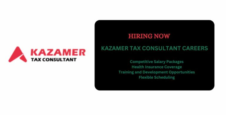 Kazamer Tax Consultant Careers: Urgent Vacancies