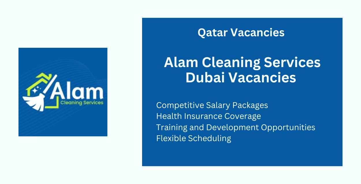 Alam Cleaning Services: Urgent Job Vacancies in Dubai for Foreigners