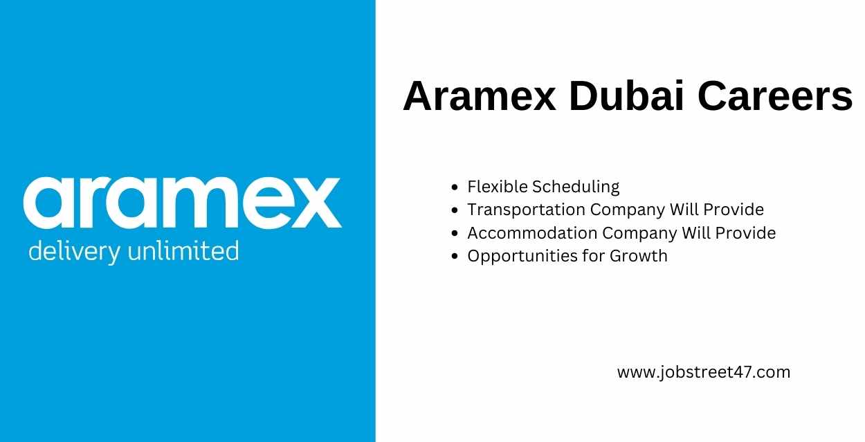 Aramex Dubai Careers: Urgent Vacancies