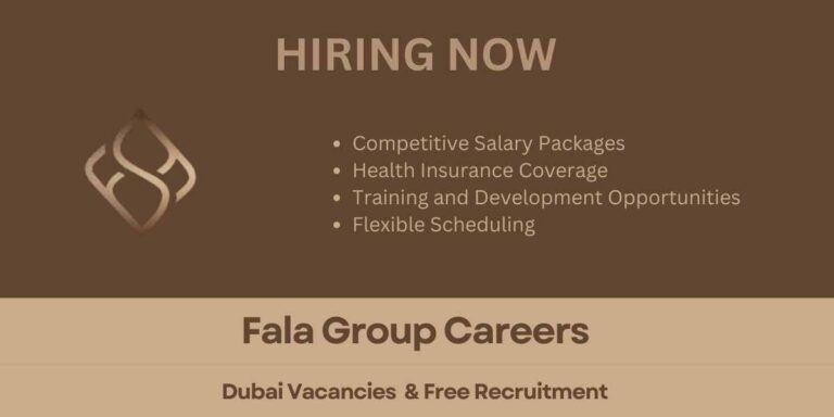 Fala Group Careers: Urgent Vacancies