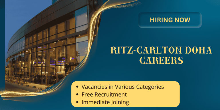 Ritz-Carlton Doha Careers for Hospitality Roles: Immediate Joining & Apply Now