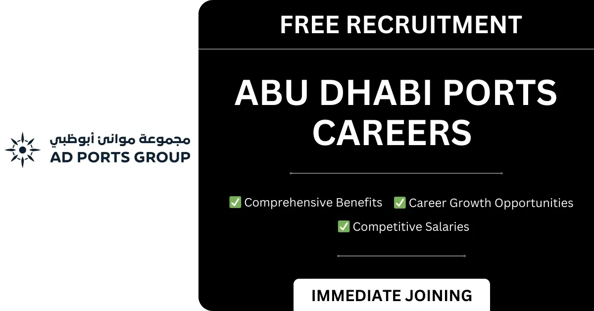 Abu Dhabi Ports Careers - Urgent Job Vacancies in Dubai Today