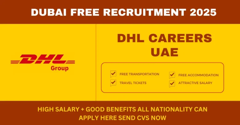 DHL Careers UAE- Dubai Free Recruitment