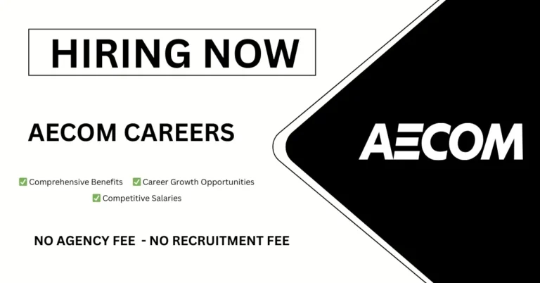 Aecom Careers: Urgent Jobs in Middle East