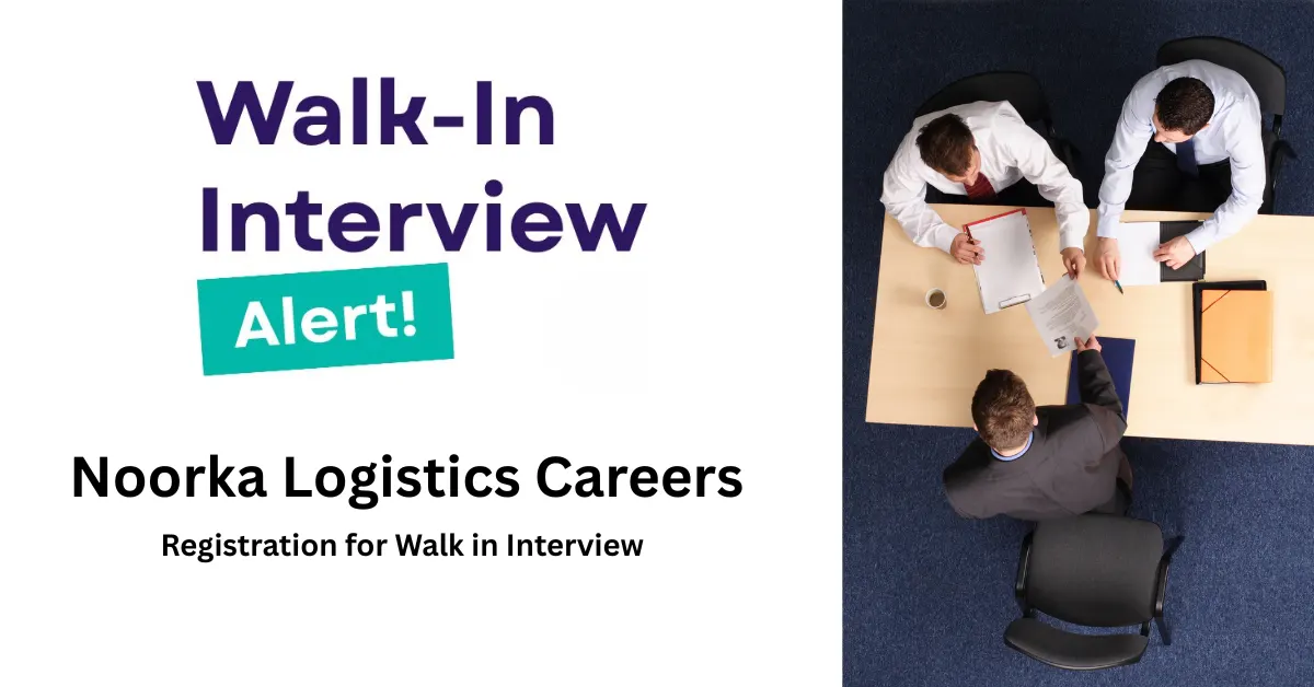 Registration for Walk in Interview