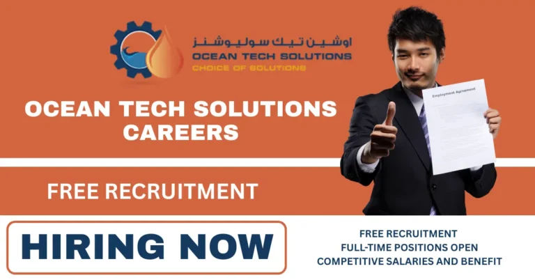 Ocean Tech Solutions Careers: New Job Vacancies in Dubai | Latest Job Posts