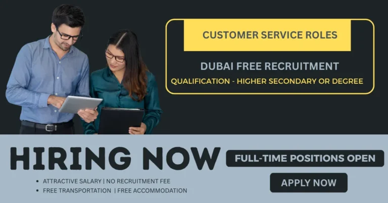 Customer Service Representative Jobs Dubai - Urgent Job Vacancies in Dubai