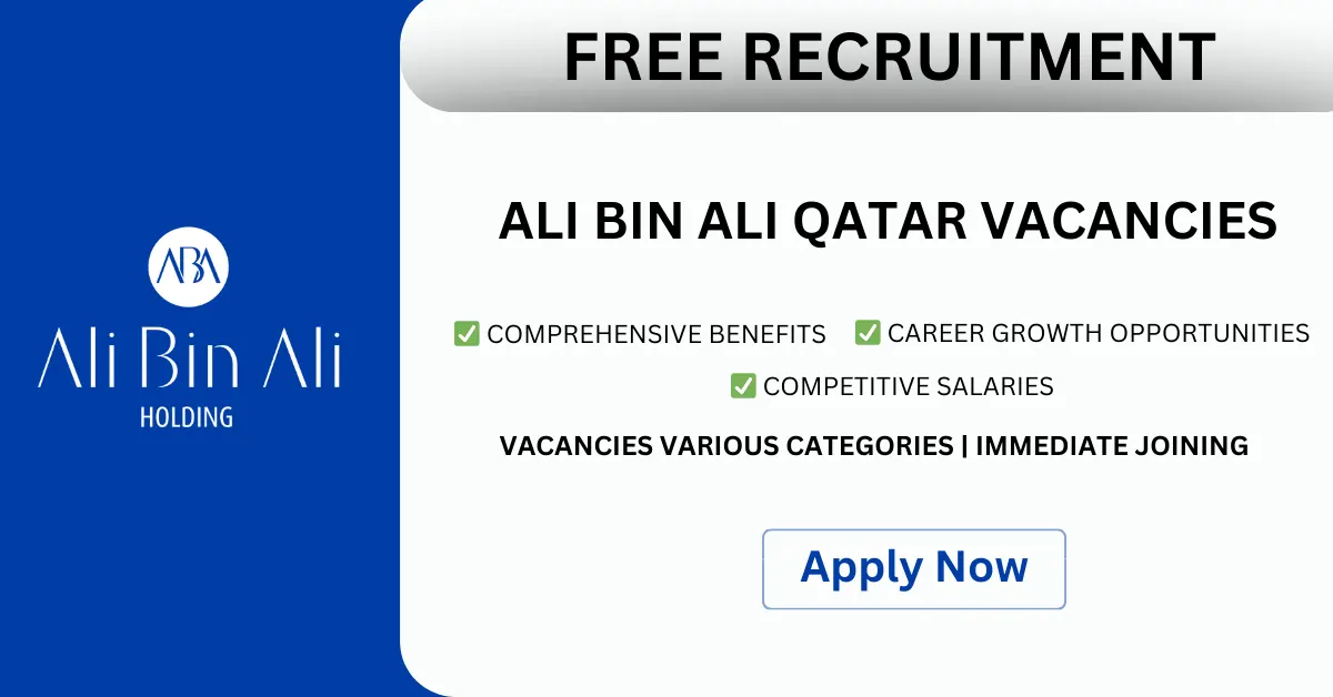 New job vacancy in Qatar | Ali Bin Ali Qatar Vacancies for Freshers