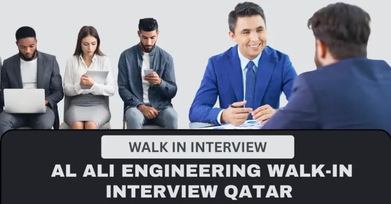 Al Ali Engineering Walk-In Interview Qatar – October 2025