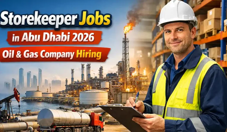Storekeeper Jobs in Abu Dhabi