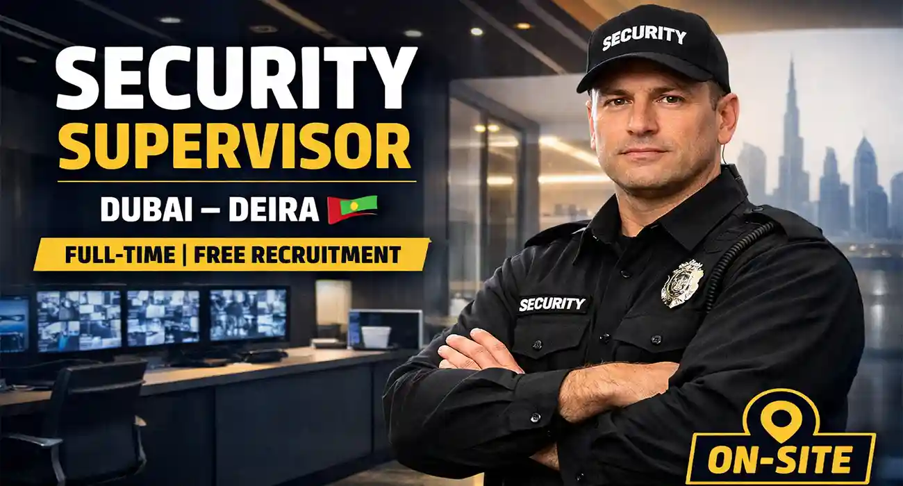 Security Supervisor Jobs in Dubai 2026