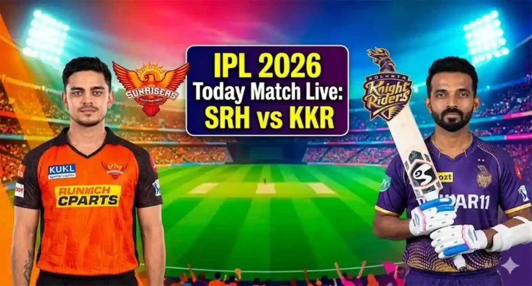 IPL 2026Today Match Live: SRH vs RR Match Preview