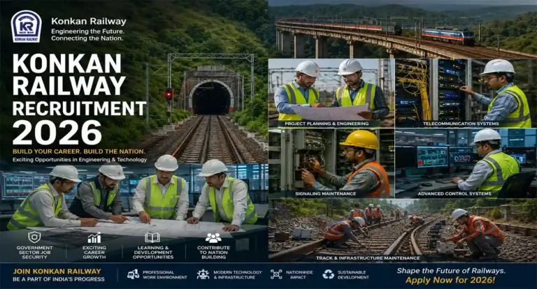 Konkan Railway Recruitment 2026: Apply for 13 S&T Engineer, Manager and Technician Vacancies