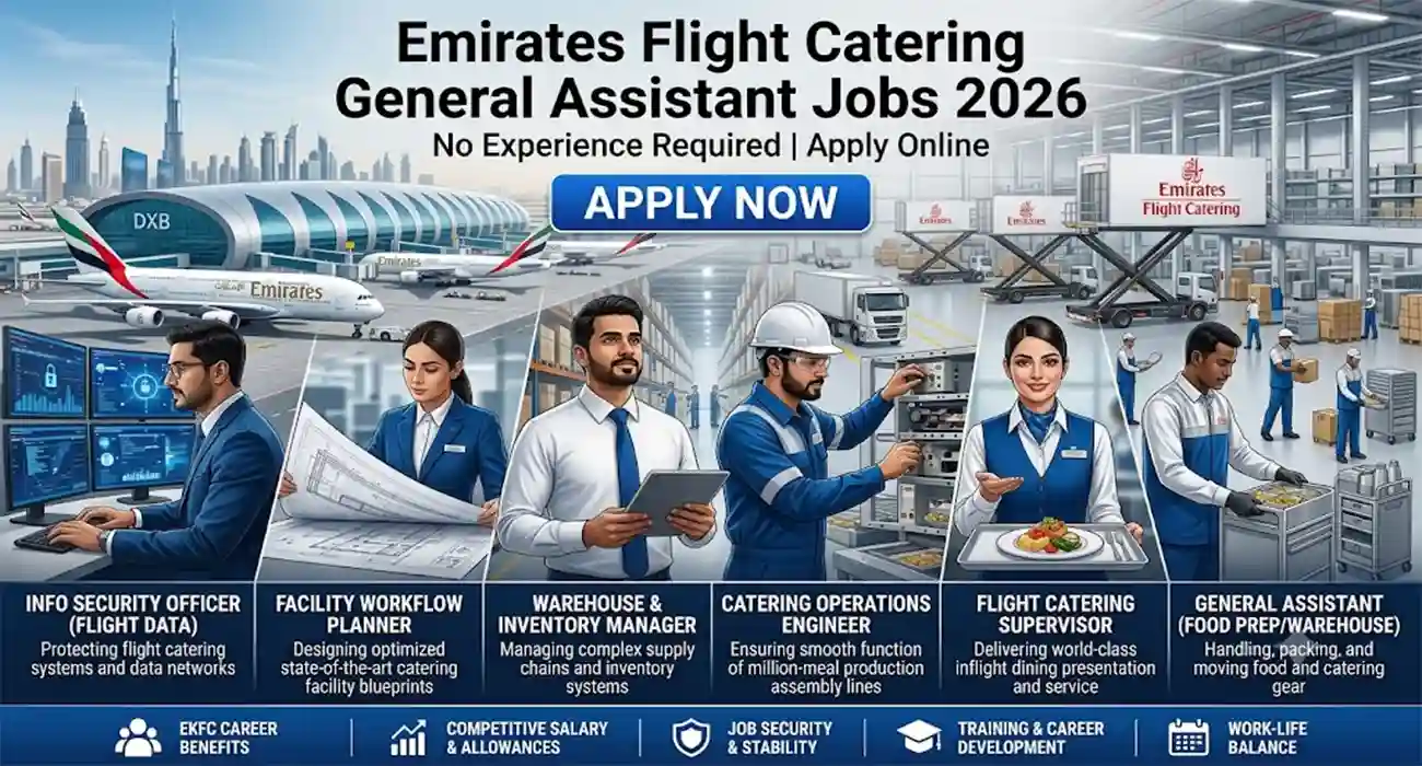 Emirates Flight Catering General Assistant Jobs