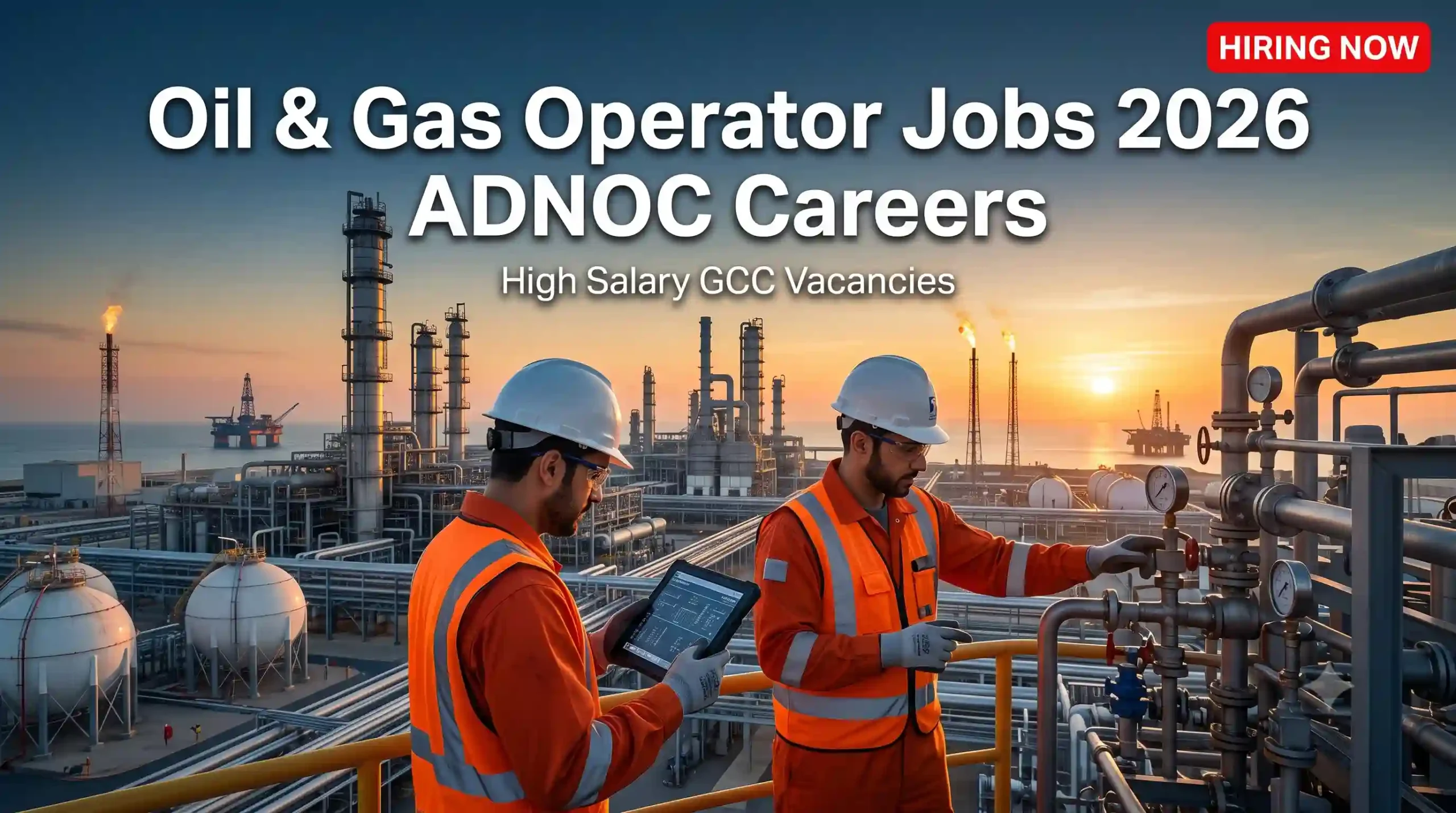 Oil & Gas Operator Jobs 2026 | High Salary GCC Vacancies – ADNOC Careers Apply Now