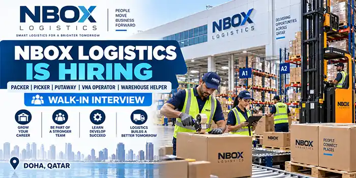 NBOX Logistics Walk-In Interview 2026 | Warehouse Jobs Qatar