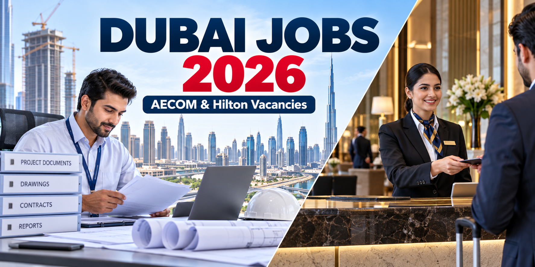 Dubai Jobs 2026: New Vacancies at AECOM and Hilton Dubai Palm Jumeirah